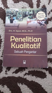 Image of Penelitian Kualitatif Sebuah Pengantar