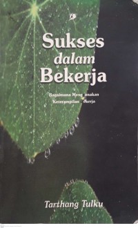Image of Sukses Dalam Bekerja